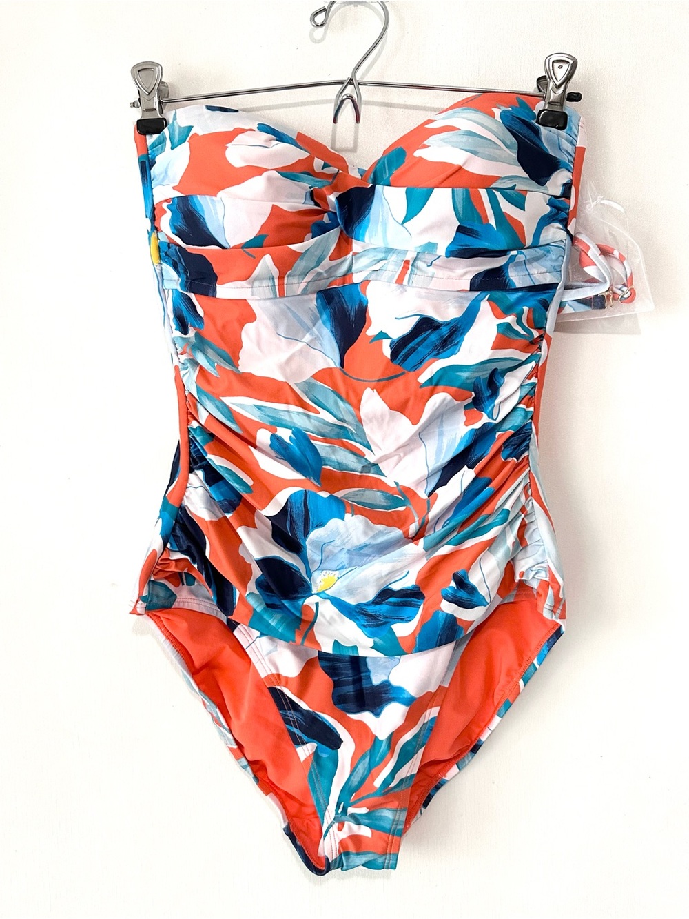 Anne Cole One Piece Floral Swimsuit Size 8